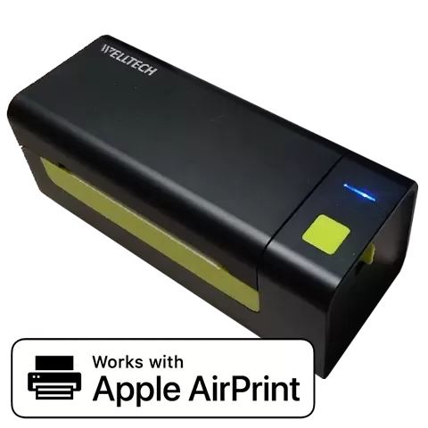 WELLTECH AP486 AirPrint Thermal Label Printer
