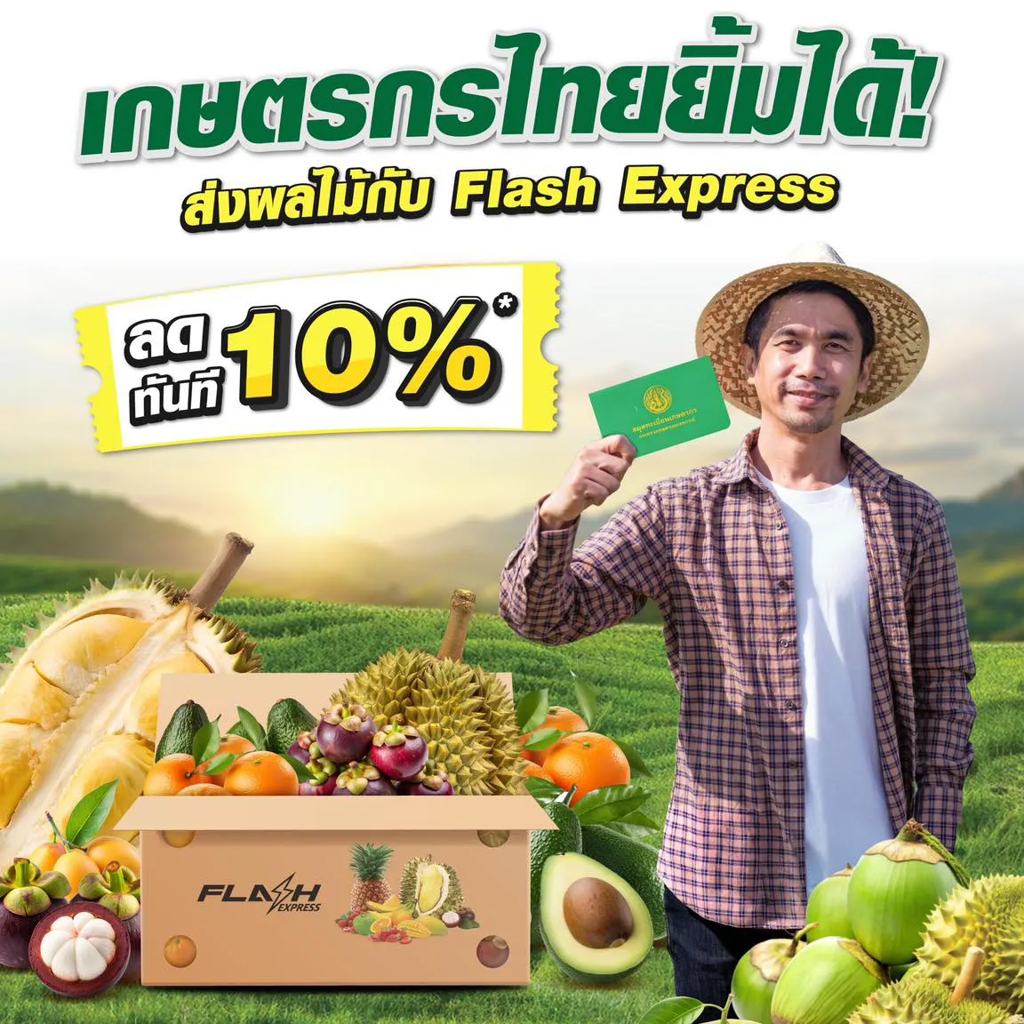โปรโมชั่น ส่งเสริมเกษตรกรผู้ปลูกผลไม้ โปรโมชั่น ส่งเสริมเกษตรกรผู้ปลูกผลไม้